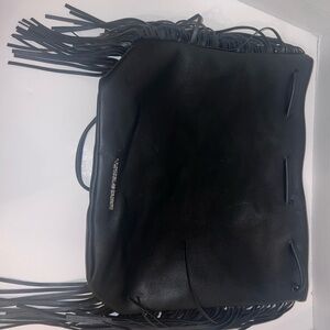 Victoria’s Secret Black Fringe Women Bag
